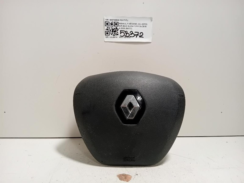 Air-bag Guidatore 985706588 Renault Mégane IV 2016