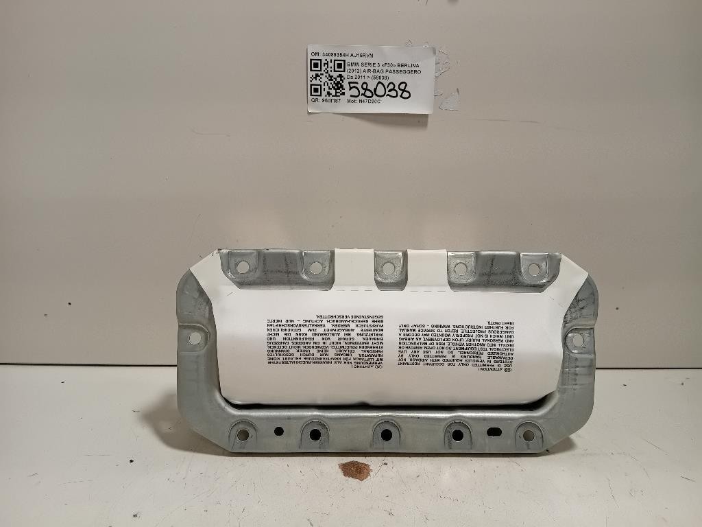 Air-bag Passeggero 34089354H Bmw Serie 3 F30 Berlina 2012
