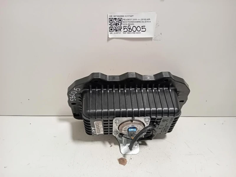 Air-bag Passeggero 9672848580 Peugeot 2008 I 2016