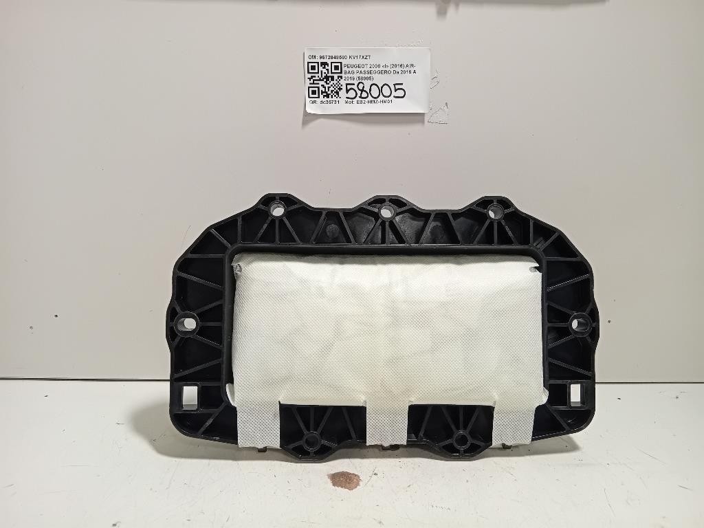 Air-bag Passeggero 9672848580 Peugeot 2008 I 2016