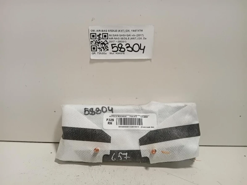 Air-bag Sedile ANT DX ARHV0179226872 Nissan Qashqai II 2017