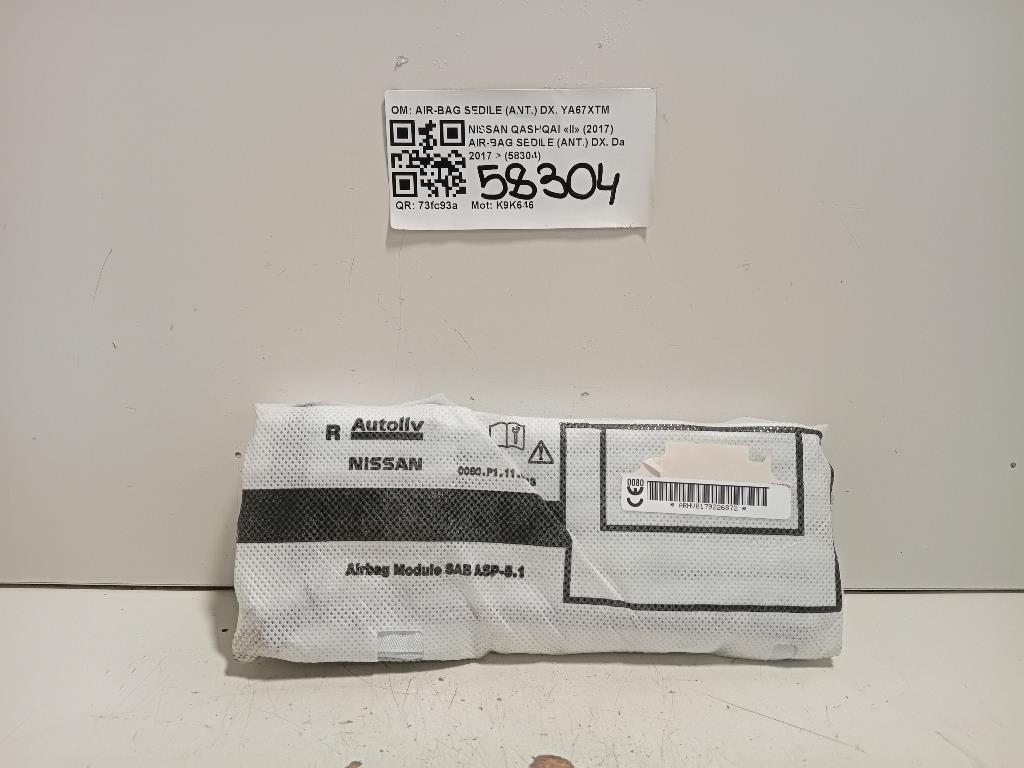 Air-bag Sedile ANT DX ARHV0179226872 Nissan Qashqai II 2017