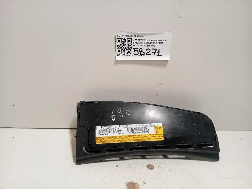 Air-bag Sedile ANT SX 617892401 Mercedes Classe A W176 2015