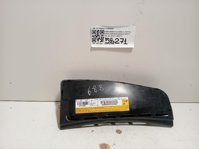 Air-bag Sedile ANT SX 617892401 Mercedes Classe A W176 2015