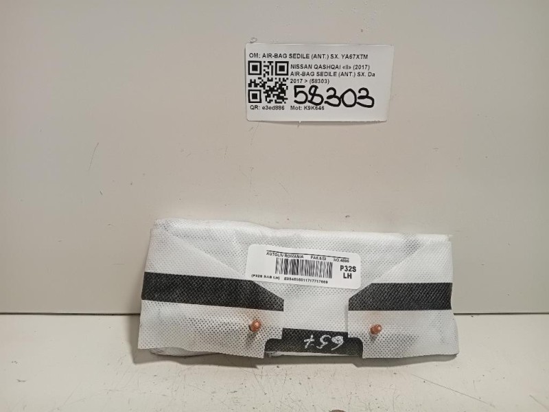 Air-bag Sedile ANT SX ARHV0179226872 Nissan Qashqai II 2017