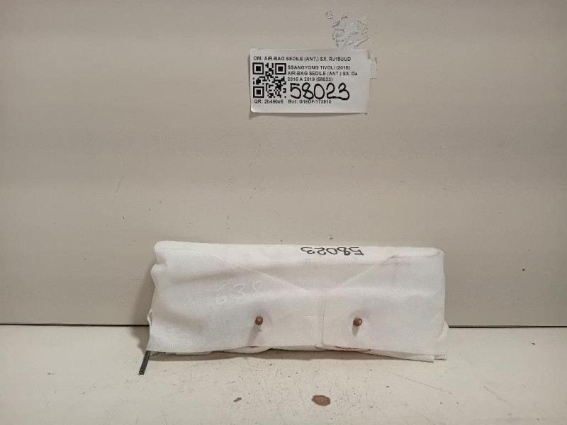 Air-bag Sedile ANT SX 8620535000 Ssangyong Tivoli 2015