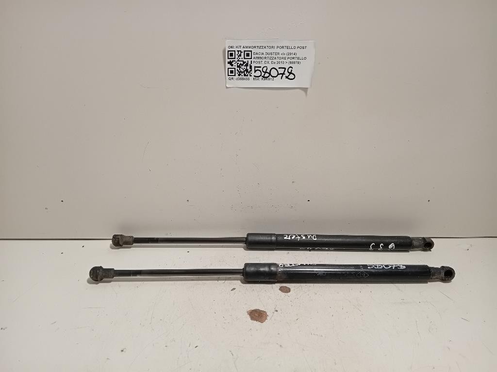 Ammortizzatore Portello POST DX 904524666R Dacia Duster I 2014