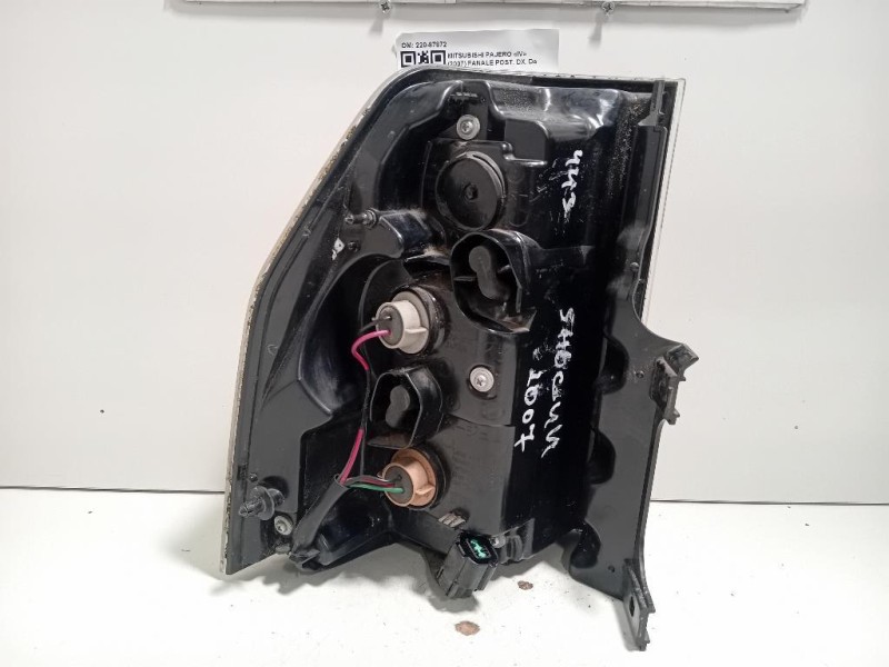 Fanale POST DX 220-87872 Mitsubishi Pajero IV 2007