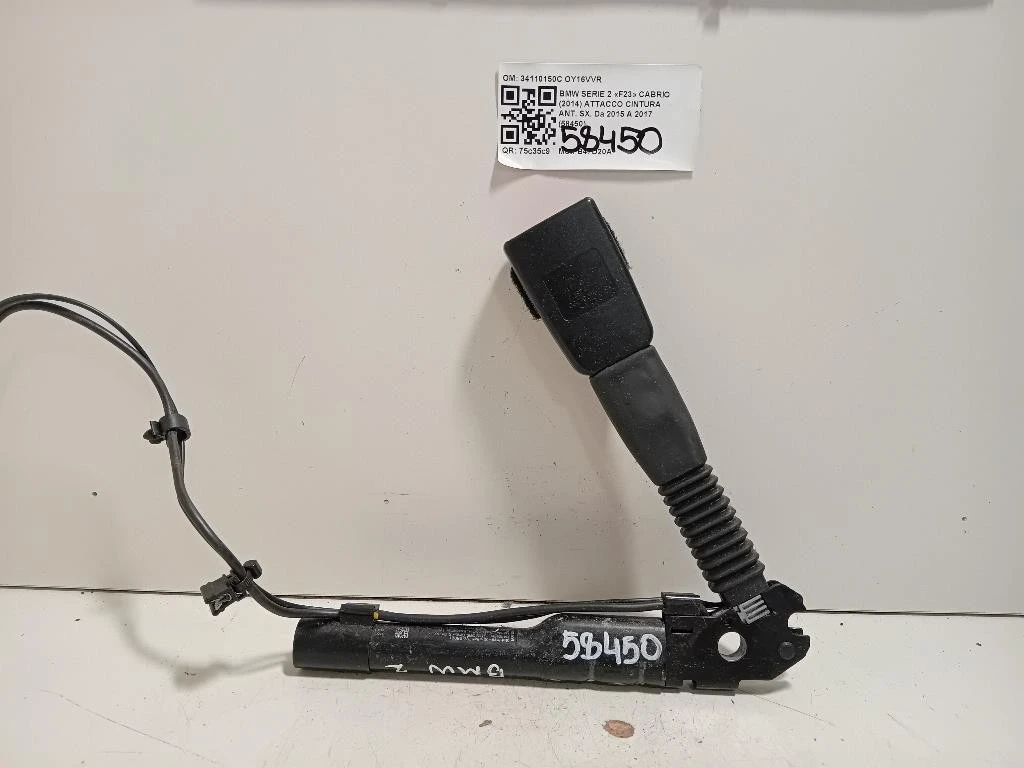 Attacco Cintura ANT SX 34110150C Bmw Serie 2 F23 Cabrio 2014