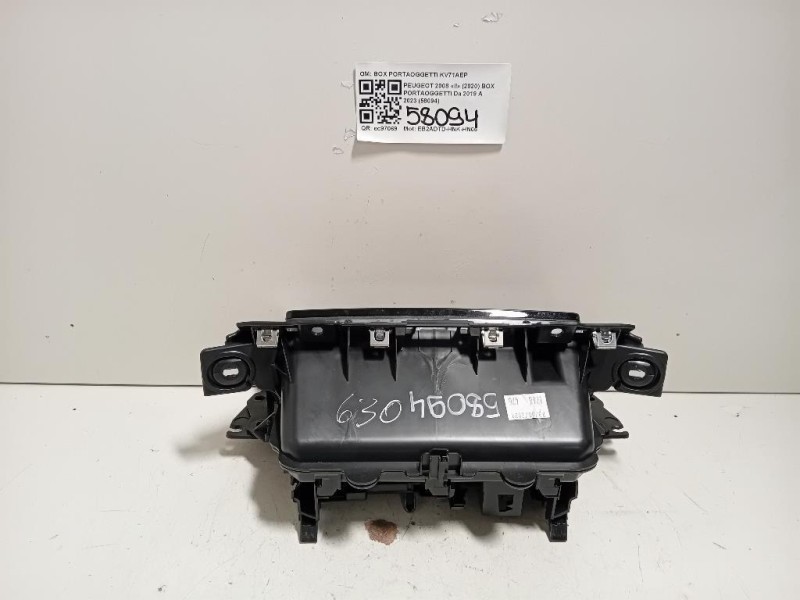 BOX Portaoggetti BOX PORTAOGGETTI Peugeot 2008 II 2020