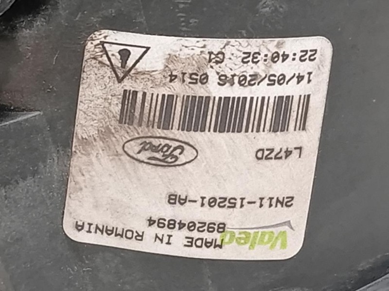 Calotta Fendinebbia DX C1BJ-15A222-A2N11-15201-AB Ford Fiesta VI 2012