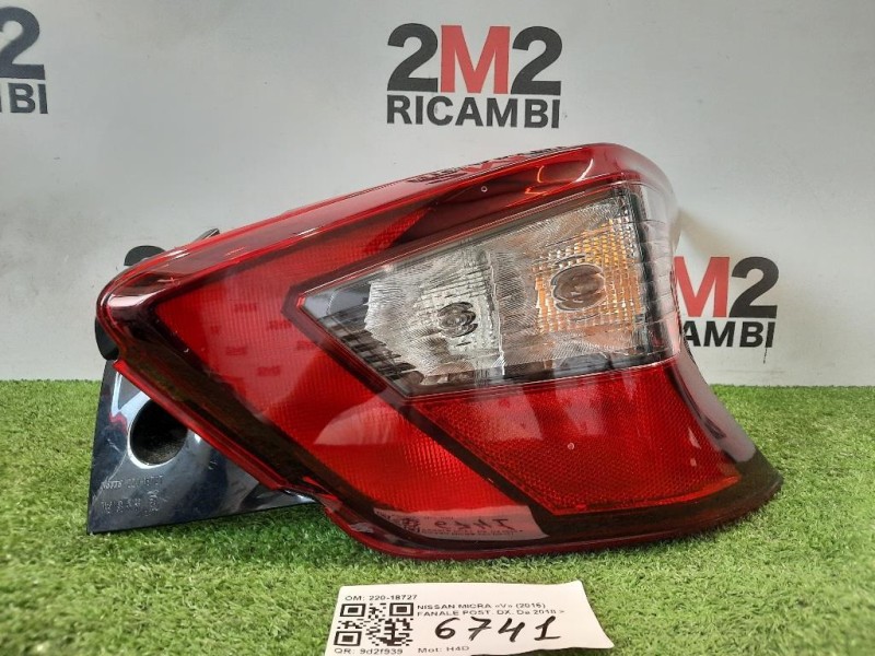 Fanale POST DX 220-18727 Nissan Micra V 2016