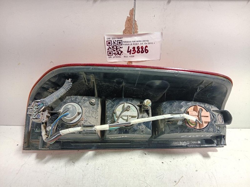 Fanale POST DX 220-16467 Nissan Navara 2010
