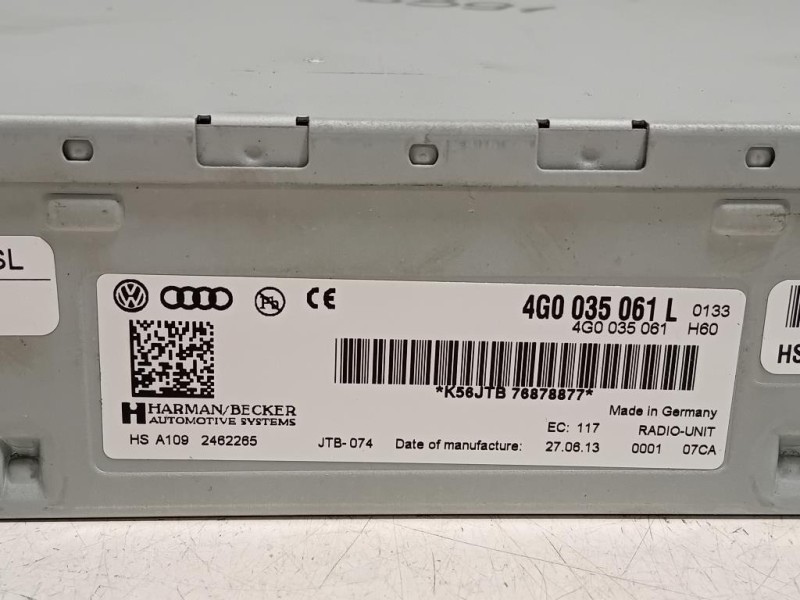 Caricatore CD 4G0035061L Audi A4 8K5 Avant 2012