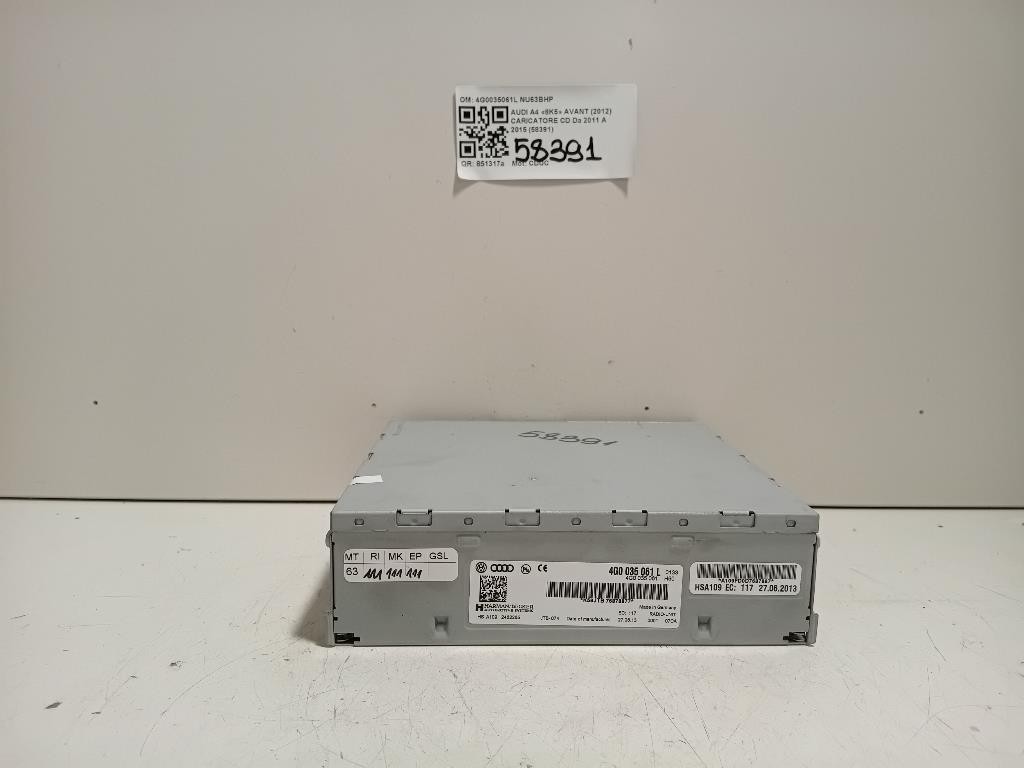 Caricatore CD 4G0035061L Audi A4 8K5 Avant 2012