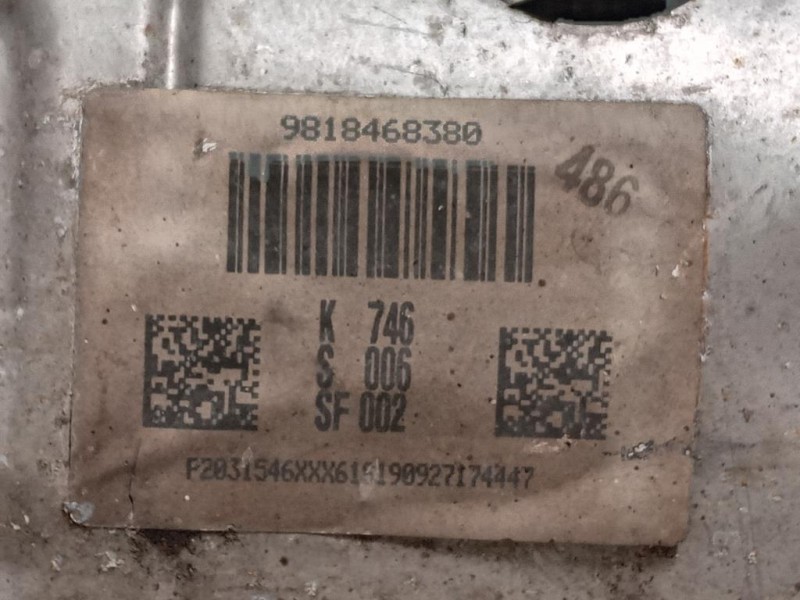 Catalizzatore 9818468380 Opel Vivaro C 2019
