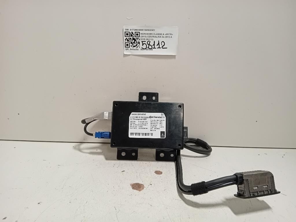 Centralina A1729006008 Mercedes Classe A W176 2013