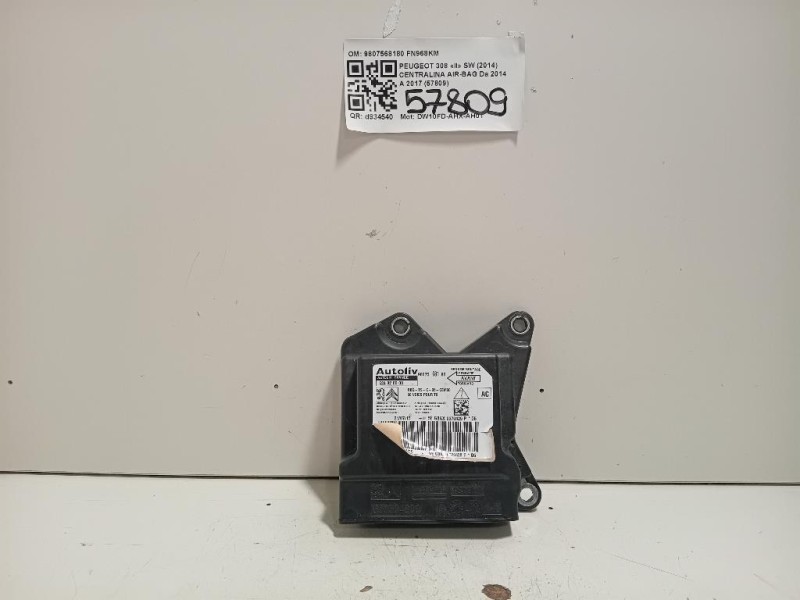 Centralina Air-bag 9807568180 Peugeot 308 II SW 2014