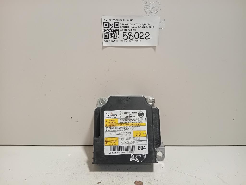 Centralina Air-bag 86250-35110 Ssangyong Tivoli 2015