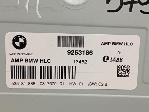 Centralina Amplificatore Acustico 9253186 Bmw X1 E84 2010
