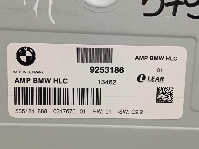 Centralina Amplificatore Acustico 9253186 Bmw X1 E84 2010