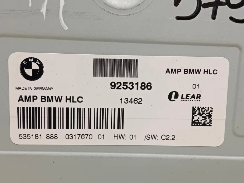 Centralina Amplificatore Acustico 9253186 Bmw X1 E84 2010