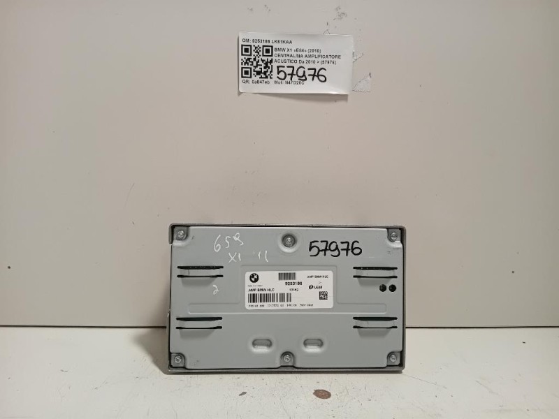 Centralina Amplificatore Acustico 9253186 Bmw X1 E84 2010