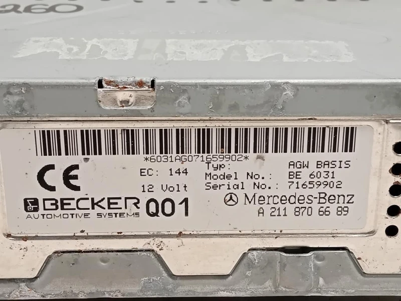 Centralina Amplificatore Acustico A2118706689 Mercedes Classe SLK R171 2004