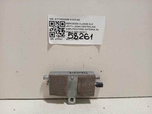 Centralina Amplificatore Antenna A1718200089 Mercedes Classe SLK R171 2004