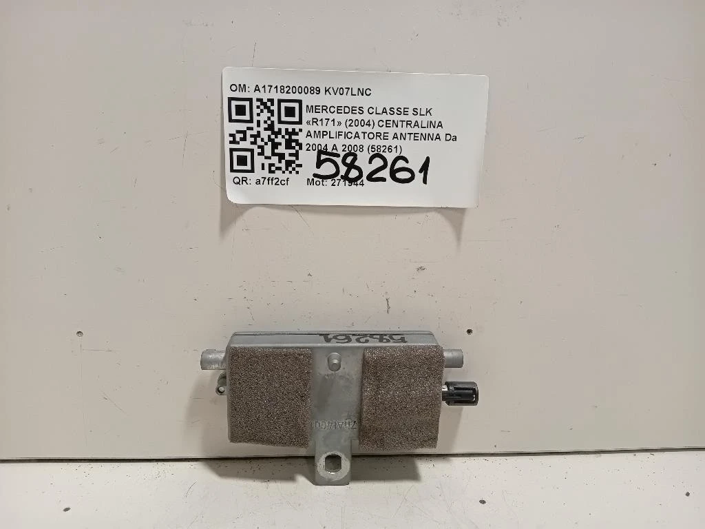 Centralina Amplificatore Antenna A1718200089 Mercedes Classe SLK R171 2004