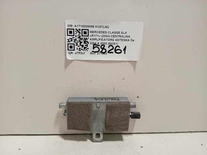 Centralina Amplificatore Antenna A1718200089 Mercedes Classe SLK R171 2004