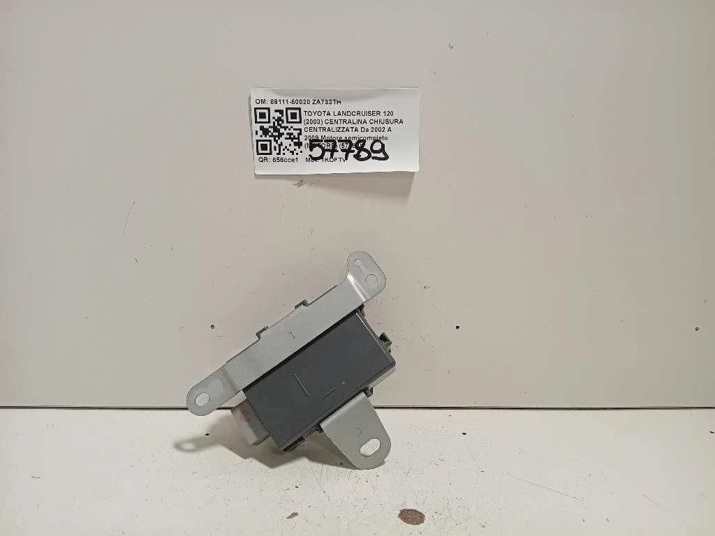 Centralina Chiusura Centralizzata 89111-60020 Toyota Landcruiser 120 2003