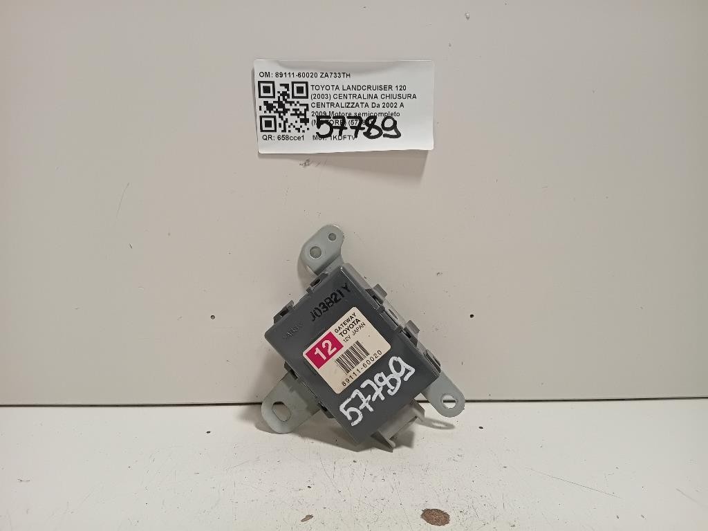 Centralina Chiusura Centralizzata 89111-60020 Toyota Landcruiser 120 2003