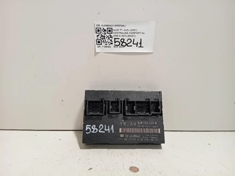 Centralina Comfort 8J0959433 Audi TT 8J3 2007