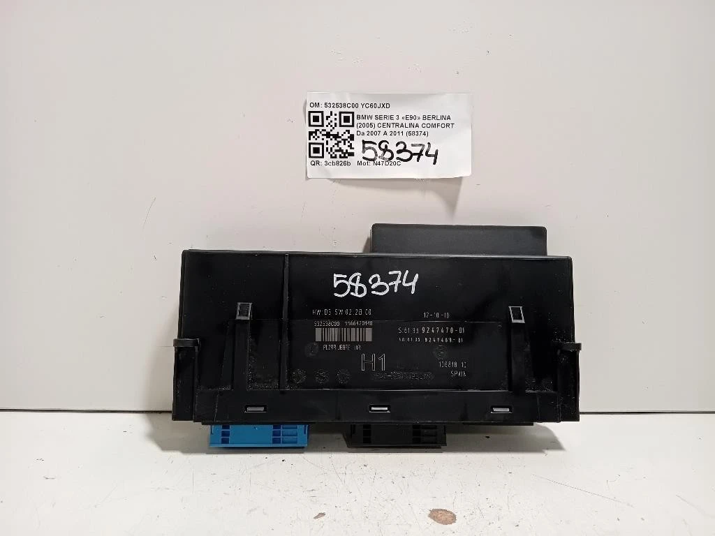 Centralina Comfort 106818 10 Bmw Serie 3 E90 Berlina 2005