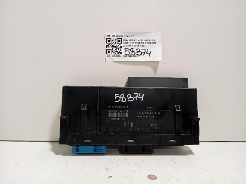 Centralina Comfort 106818 10 Bmw Serie 3 E90 Berlina 2005