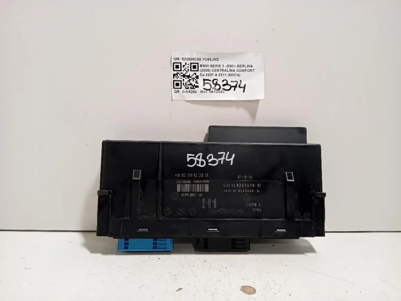 Centralina Comfort 106818 10 Bmw Serie 3 E90 Berlina 2005