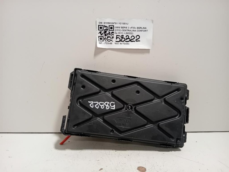Centralina Comfort 61359329701 Bmw Serie 3 F30 Berlina 2012