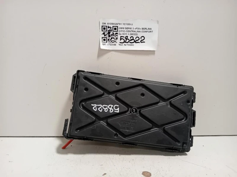 Centralina Comfort 61359329701 Bmw Serie 3 F30 Berlina 2012