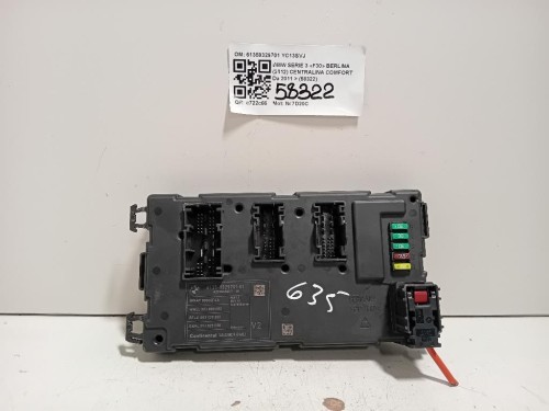 Centralina Comfort 61359329701 Bmw Serie 3 F30 Berlina 2012