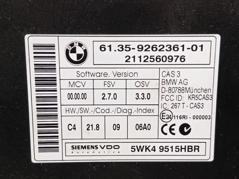 Centralina Comfort 61359262361 Bmw X1 E84 2010