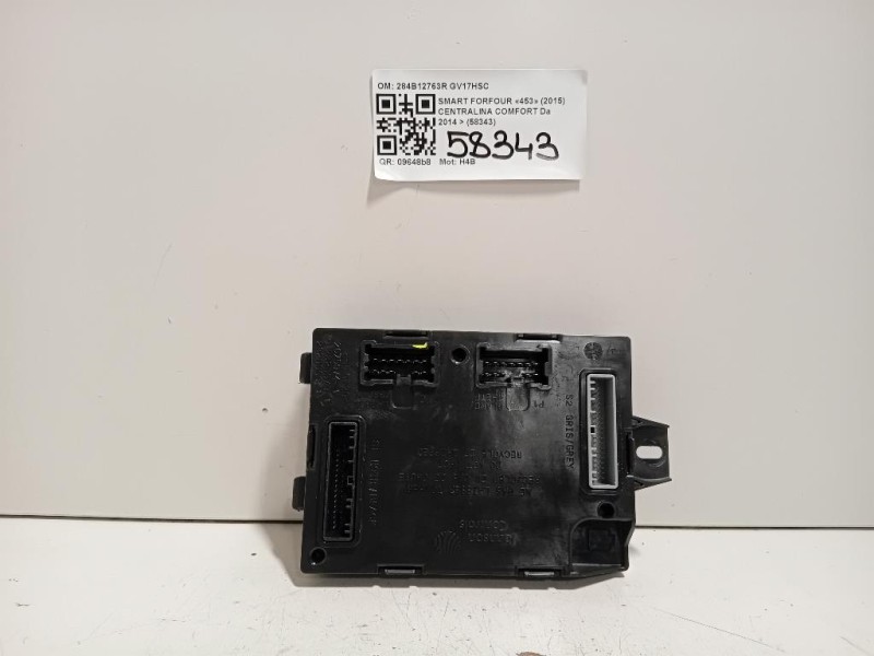 Centralina Comfort 284B12763R Smart Forfour 453 2015