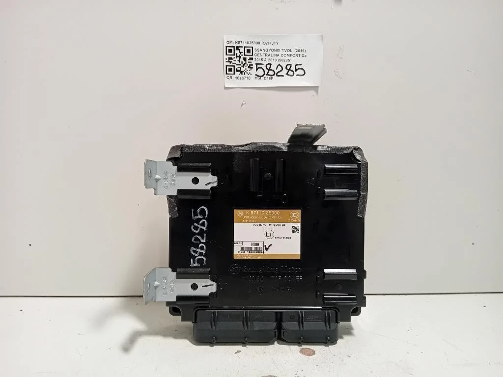 Centralina Comfort K8711035900 Ssangyong Tivoli 2015