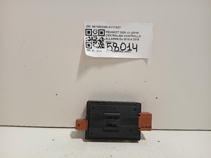 Centralina Controllo Allarme 9673523380 Peugeot 2008 I 2016