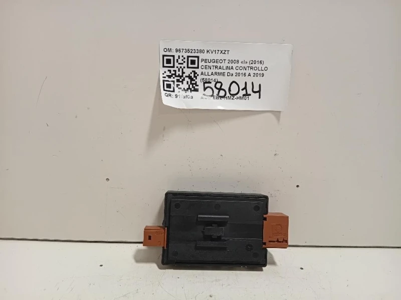 Centralina Controllo Allarme 9673523380 Peugeot 2008 I 2016