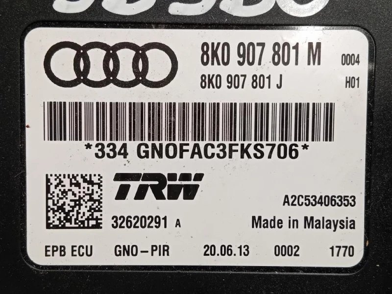 Centralina Freno A MANO 8K0907801M Audi A4 8K5 Avant 2012