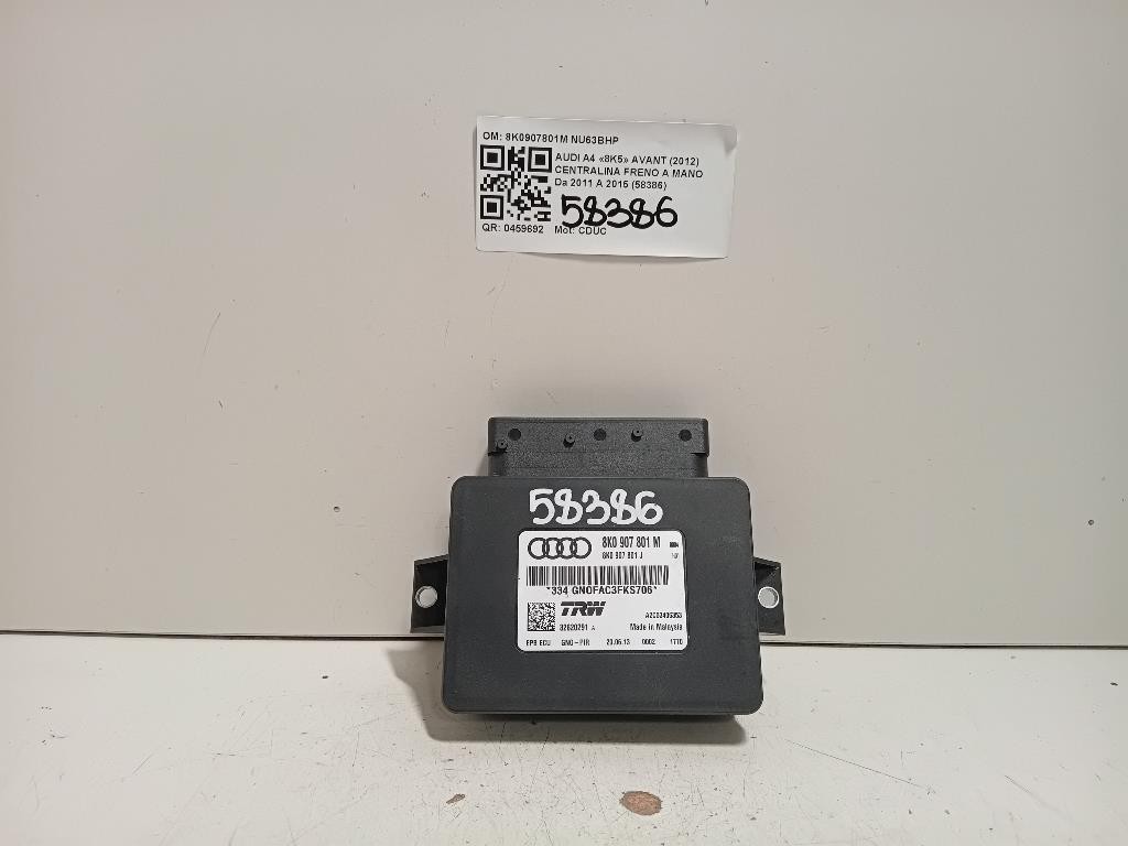 Centralina Freno A MANO 8K0907801M Audi A4 8K5 Avant 2012