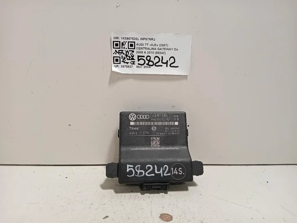 Centralina Gateway 1K0907530L Audi TT 8J3 2007
