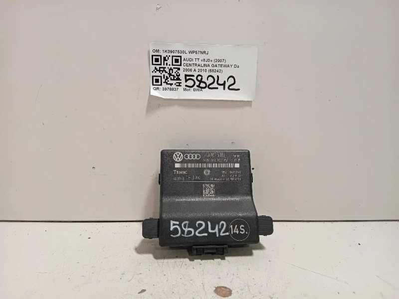 Centralina Gateway 1K0907530L Audi TT 8J3 2007
