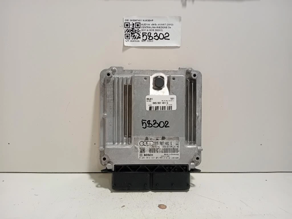 Centralina Iniezione 8K5907401 Audi A4 8K5 Avant 2012